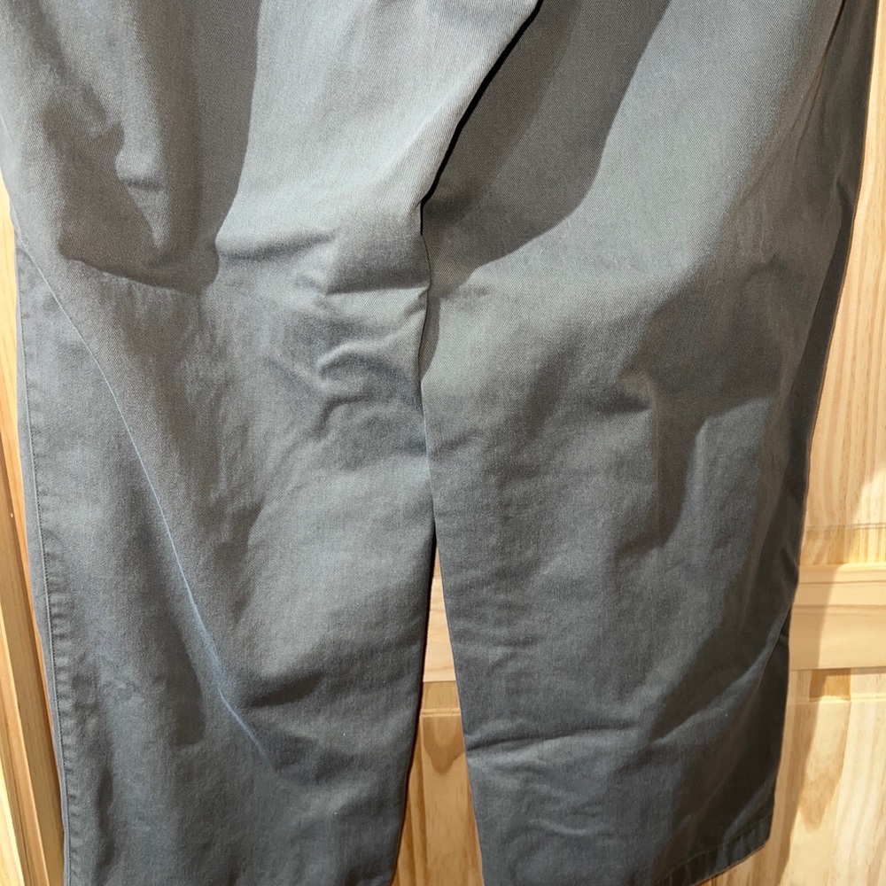 LL BEAN Olive Green Dress Chino Favorite Fit Straight Leg Size 20 Regular - Picture 8 of 11